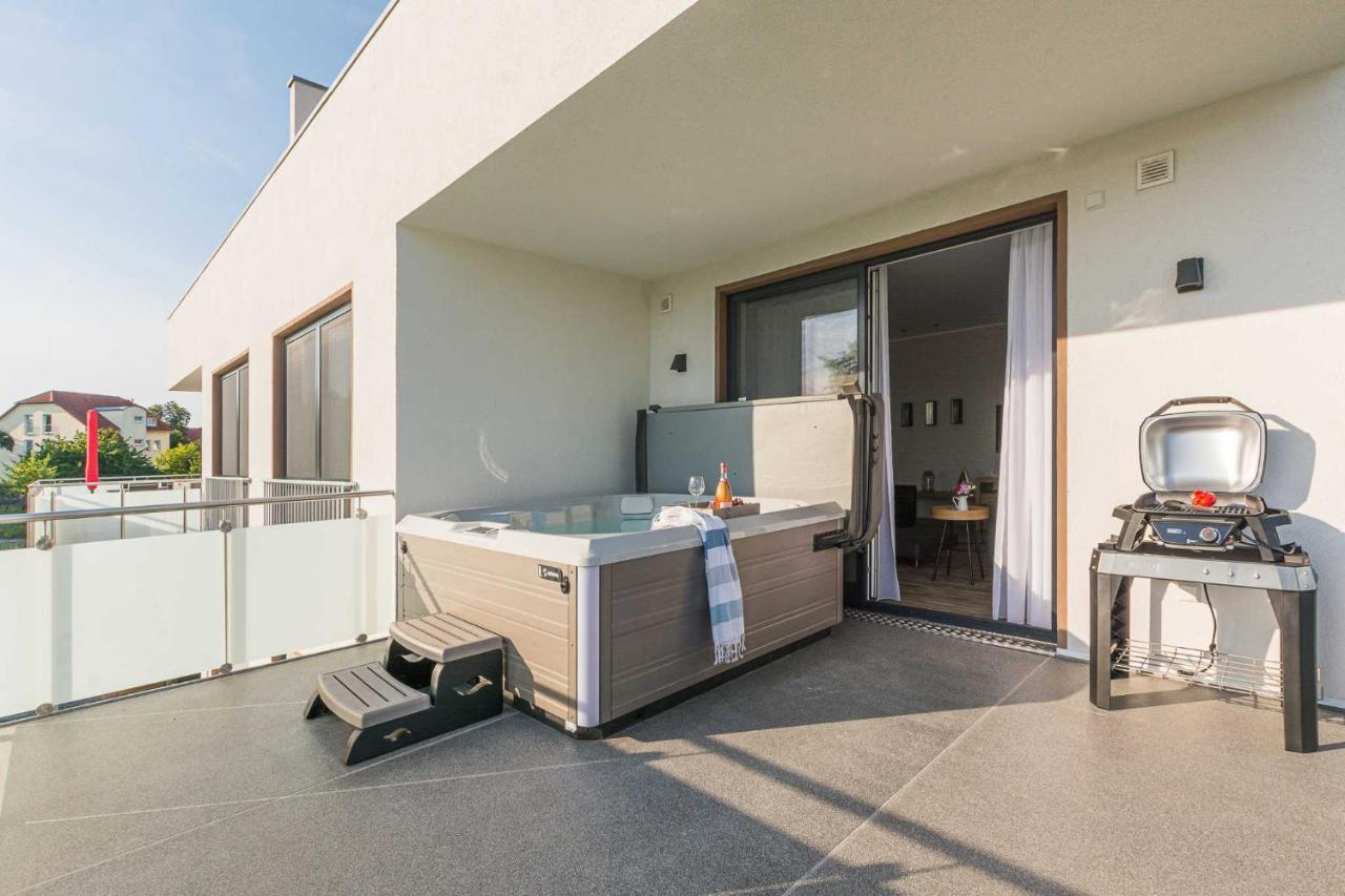 Luxus_Spa_Og_Fewo Quartier 4 _We 4_ Göhren-Lebbin Exterior foto